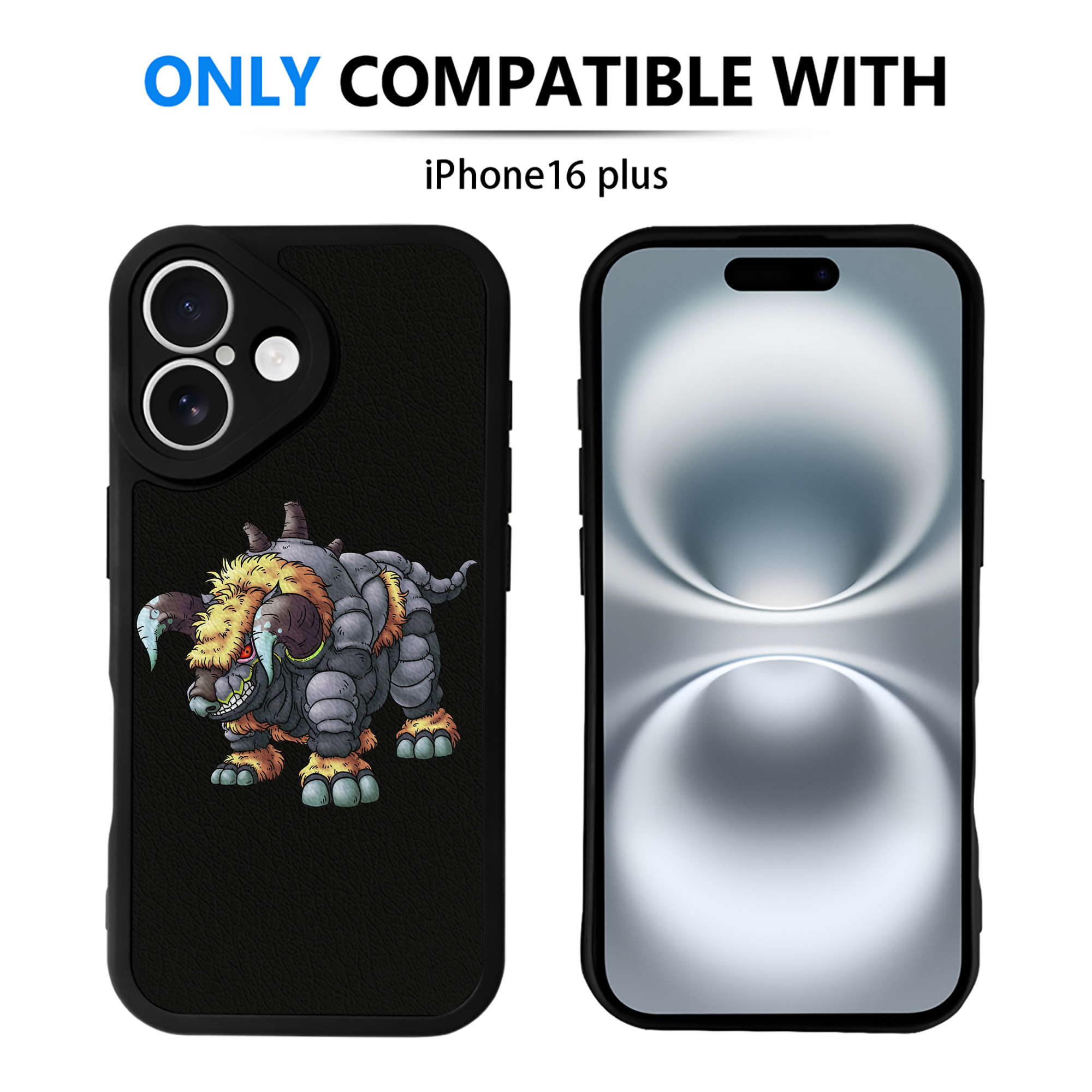 （画像用） ドラゴンクエスト Doragon Kuesuto Dragon Quest 【iPhone 16シリーズ対応】シリコンスマホケース（レザー調） 材質：シリコン